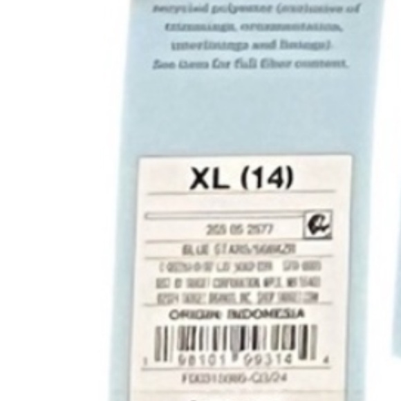 Cat & Jack Girls Blue Silver Hanukkah Tulle Skirt Size: XL (14) - Picture 5 of 5